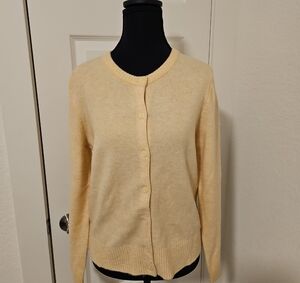 Calvin Klein Light Tan Cardigan Sweater